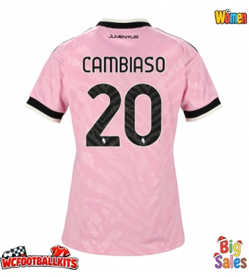 Juventus Andrea Cambiaso #20 Replica Away Stadium Shirt for Women 2026-27 Short Sleeve